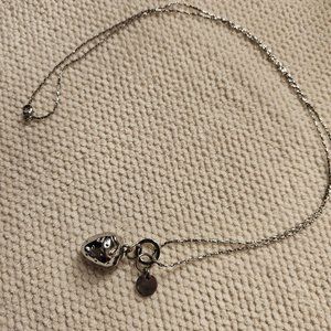 Stainless steel strawberry necklace